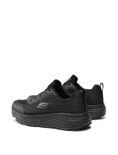 Мужские кроссовки Skechers из экокожи черные - фото 3 - Miraton
