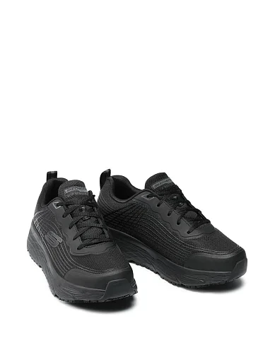 Мужские кроссовки Skechers из экокожи черные - фото 4 - Miraton