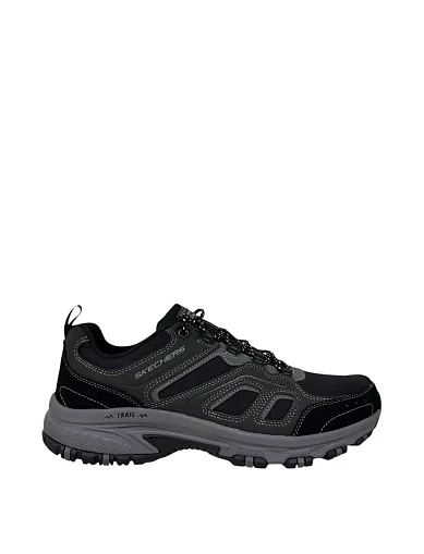 Мужские кроссовки Skechers из экокожи черные - фото 1 - Miraton