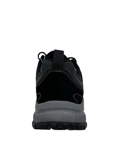 Мужские кроссовки Skechers из экокожи черные - фото 3 - Miraton