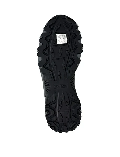 Мужские кроссовки Skechers из экокожи черные - фото 4 - Miraton