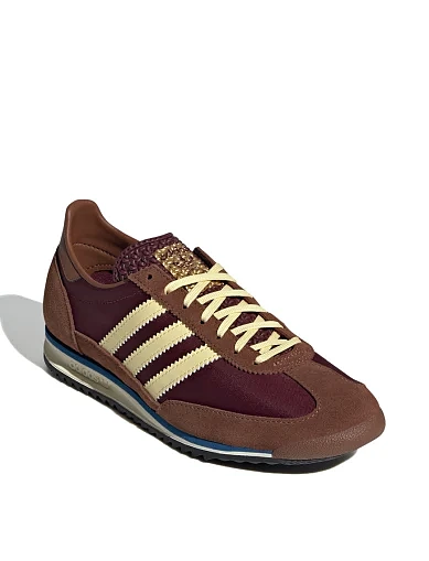 Женские кроссовки Adidas SL72 OG кожаные коричневые - фото 2 - Miraton