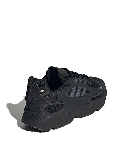 Кроссовки Adidas OZMILLEN кожаные черные - фото 4 - Miraton