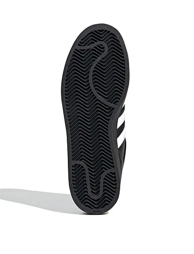 Мужские кеды Adidas Superstar II кожаные черные - фото 6 - Miraton