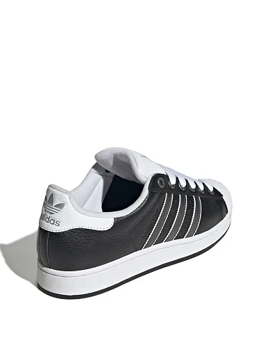 Кеды Adidas Superstar II кожаные черные - фото 4 - Miraton