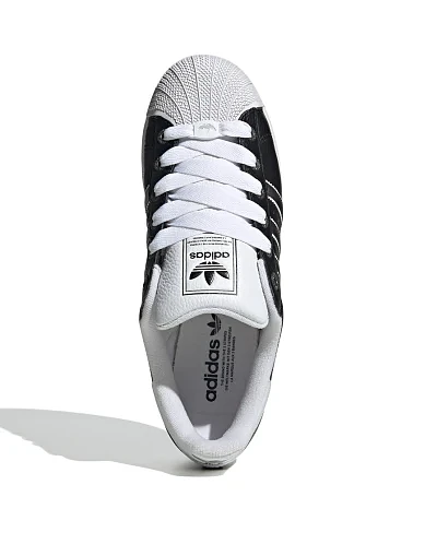 Кеды Adidas Superstar II кожаные черные - фото 6 - Miraton
