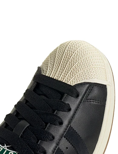 Женские кеды Adidas Superstar кожаные черные - фото 7 - Miraton