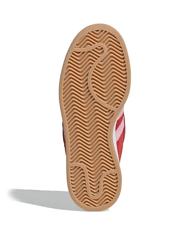 Женские кеды Adidas Campus 00s замшевые красные - фото 6 - Miraton