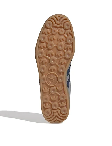 Мужские кеды Adidas Gazelle замшевые серые - фото 6 - Miraton