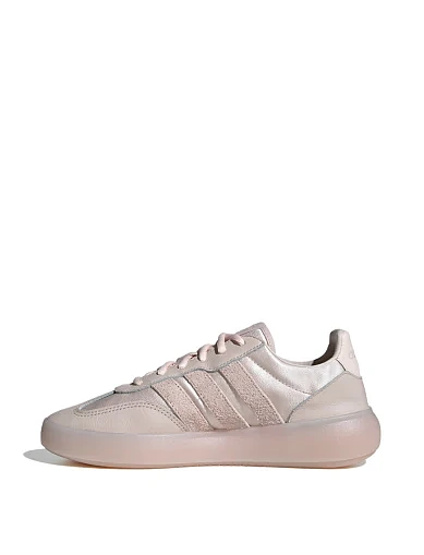 Женские кеды Adidas Barreda Decode кожаные бежевые - фото 2 - Miraton