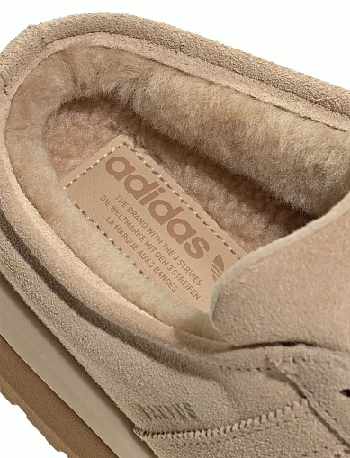 Женские кеды Adidas Campus 00s Winter Low кожаные бежевые - фото 8 - Miraton