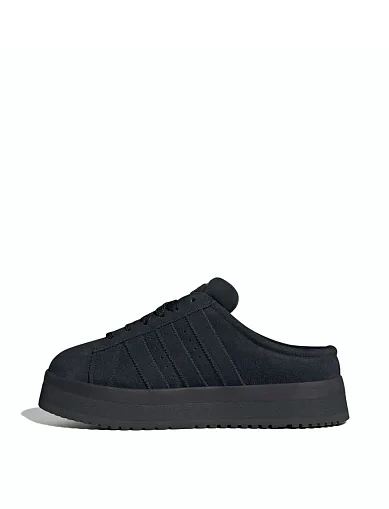 Женские кеды Adidas Campus 00s Winter Low кожаные черные - фото 2 - Miraton