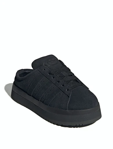Женские кеды Adidas Campus 00s Winter Low кожаные черные - фото 3 - Miraton