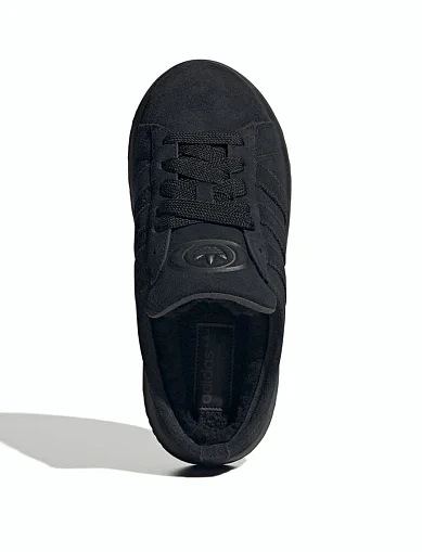 Женские кеды Adidas Campus 00s Winter Low кожаные черные - фото 5 - Miraton