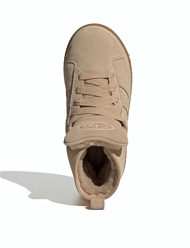 Женские ботинки Adidas Campus 00s WTR MD кожаные бежевые - фото 6 - Miraton