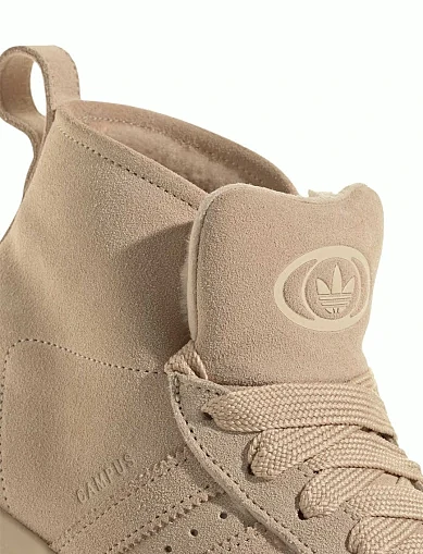 Женские ботинки Adidas Campus 00s WTR MD кожаные бежевые - фото 8 - Miraton