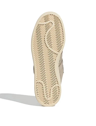 Женские кеды Adidas Campus замшевые бежевые - фото 6 - Miraton