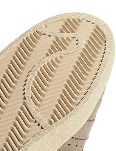 Женские кеды Adidas Campus замшевые бежевые - фото 8 - Miraton