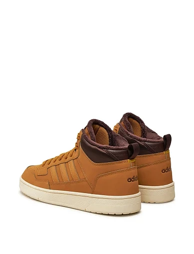 Женские ботинки Adidas Rapid Court Mid Winterized из экокожи черные - фото 3 - Miraton