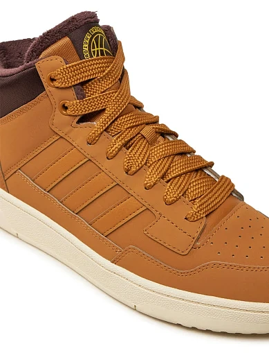 Женские ботинки Adidas Rapid Court Mid Winterized из экокожи черные - фото 6 - Miraton