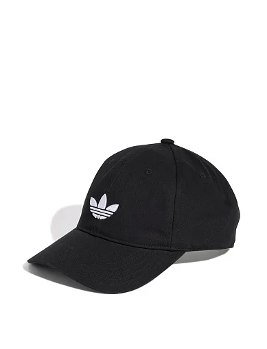 Кепка Adidas текстильная черная - фото 1 - Miraton