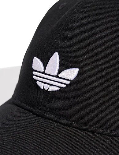 Кепка Adidas текстильная черная - фото 3 - Miraton