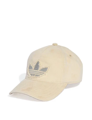 Кепка Adidas текстильная бежевая - фото 1 - Miraton