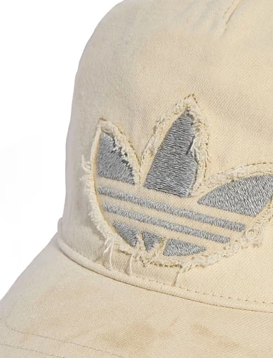 Кепка Adidas текстильная бежевая - фото 3 - Miraton