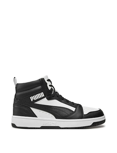Женские ботинки PUMA Rebound LayUp SL из экокожи черные - фото 1 - Miraton