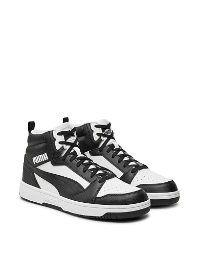 Женские ботинки PUMA Rebound LayUp SL из экокожи черные - фото 2 - Miraton