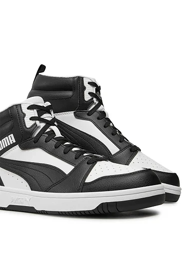 Женские ботинки PUMA Rebound LayUp SL из экокожи черные - фото 5 - Miraton