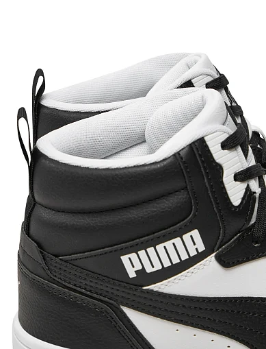 Женские ботинки PUMA Rebound LayUp SL из экокожи черные - фото 6 - Miraton