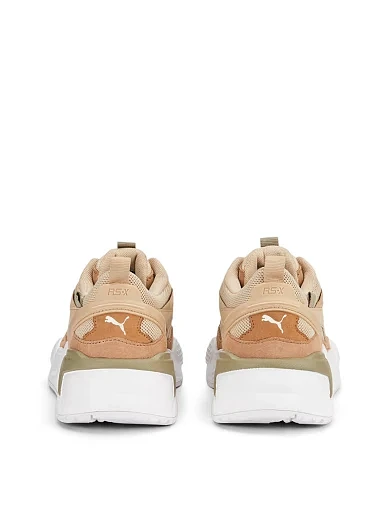Женские кроссовки PUMA RS-X Efekt PRM текстильные бежевые - фото 4 - Miraton
