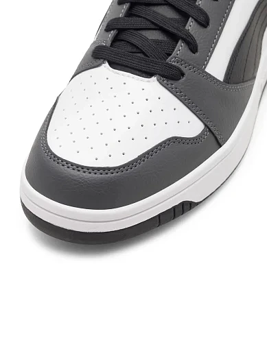 Мужские ботинки PUMA Rebound v6 из экокожи серые - фото 7 - Miraton