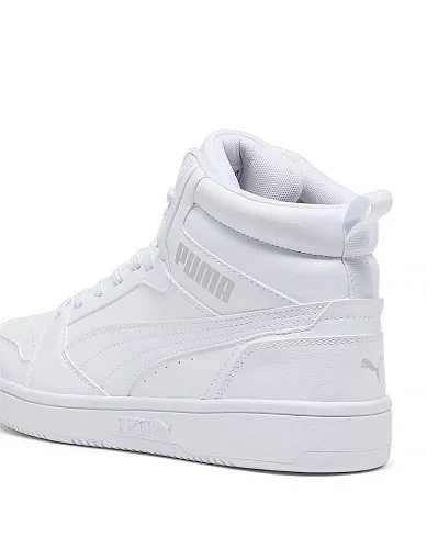 Женские ботинки PUMA Rebound v6 из экокожи белые - фото 6 - Miraton