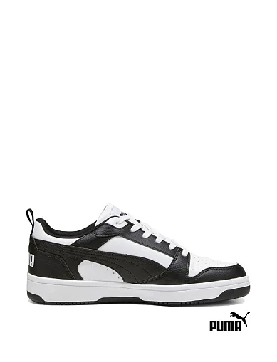 Женские кеды PUMA Rebound v6 Low из экокожи черные - фото 1 - Miraton