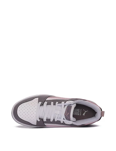 Женские кеды PUMA Rebound v6 Low из экокожи сиреневые - фото 5 - Miraton