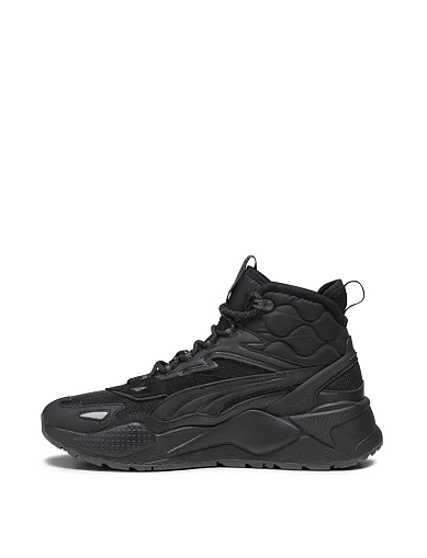 Мужские ботинки PUMA RS-X Hi текстильные черные - фото 2 - Miraton