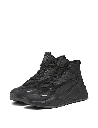 Мужские ботинки PUMA RS-X Hi текстильные черные - фото 3 - Miraton