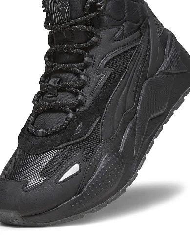 Мужские ботинки PUMA RS-X Hi текстильные черные - фото 5 - Miraton