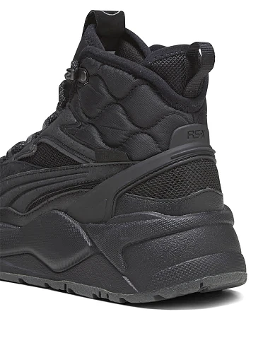 Мужские ботинки PUMA RS-X Hi текстильные черные - фото 6 - Miraton