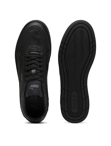 Женские кеды PUMA Court Classic Street из экокожи черные - фото 4 - Miraton
