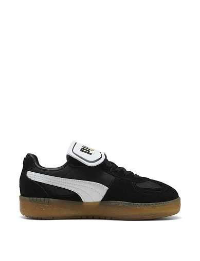 Женские кеды PUMA Palermo Moda Tongue Wns текстильные черные - фото 1 - Miraton