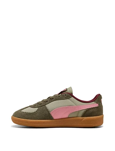 Женские кеды PUMA Palermo текстильные зеленые - фото 2 - Miraton