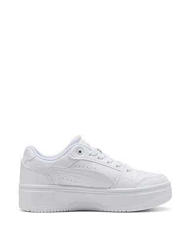 Женские кеды PUMA Rebound Low из экокожи белые - фото 1 - Miraton