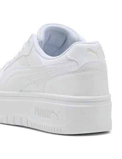 Женские кеды PUMA Rebound Low из экокожи белые - фото 5 - Miraton