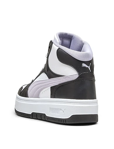 Жіночі черевики PUMA Rebound Mid з екошкіри чорні(40259412) - фото 4 - Miraton