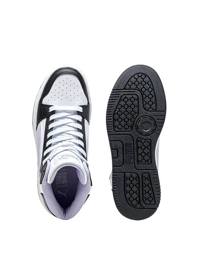 Жіночі черевики PUMA Rebound Mid з екошкіри чорні(40259412) - фото 6 - Miraton