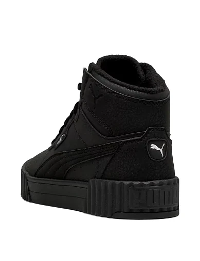 Женские ботинки PUMA Carina 3.0 Mid WTR из экокожи черные - фото 4 - Miraton