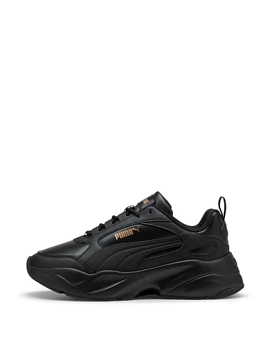 Женские кроссовки PUMA Cassia 2.0 L из экокожи черные - фото 2 - Miraton